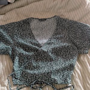 SHEIN Crossover Top, Size S